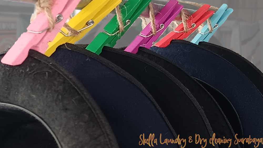 Shella laundry dry cleaning cowboys caps topi