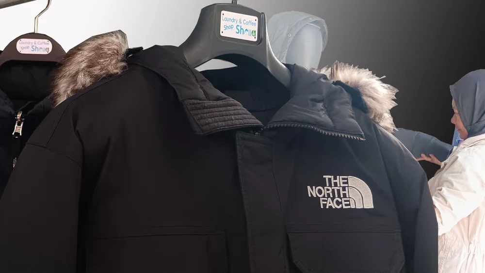 Waterproof jacket and outdoor coat care at Shella Laundry Surabaya