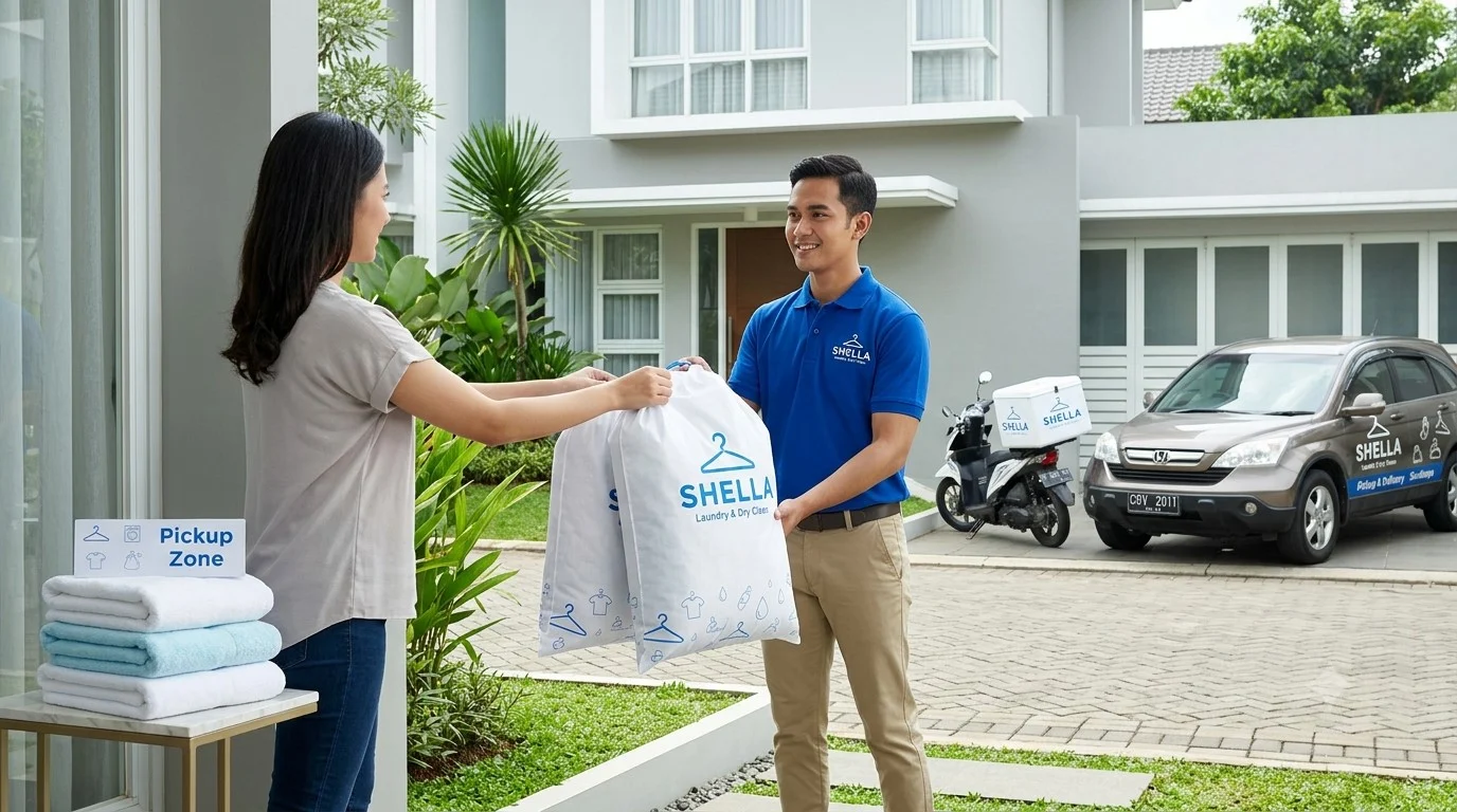 Layanan Antar Jemput Laundry Surabaya