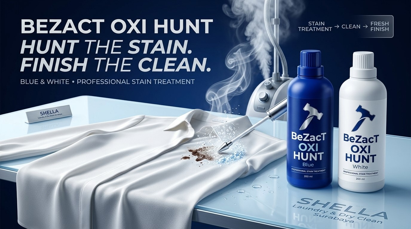 BeZacT OXI Hunt Blue & White - Professional Stain Treatment