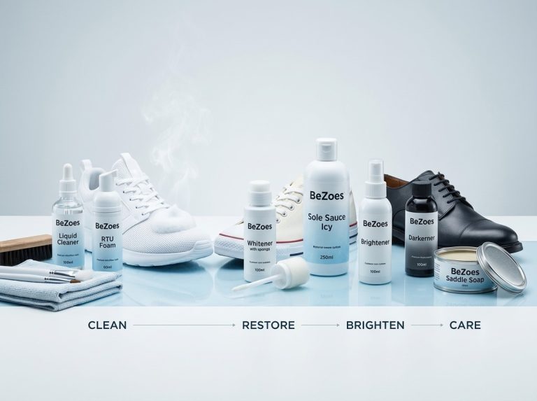 BeZoes Shoe Care Products | Sneaker Cleaner, Whitener & Sole Care