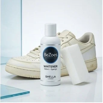 BeZoes Whitener 100ml with sponge for white footwear
