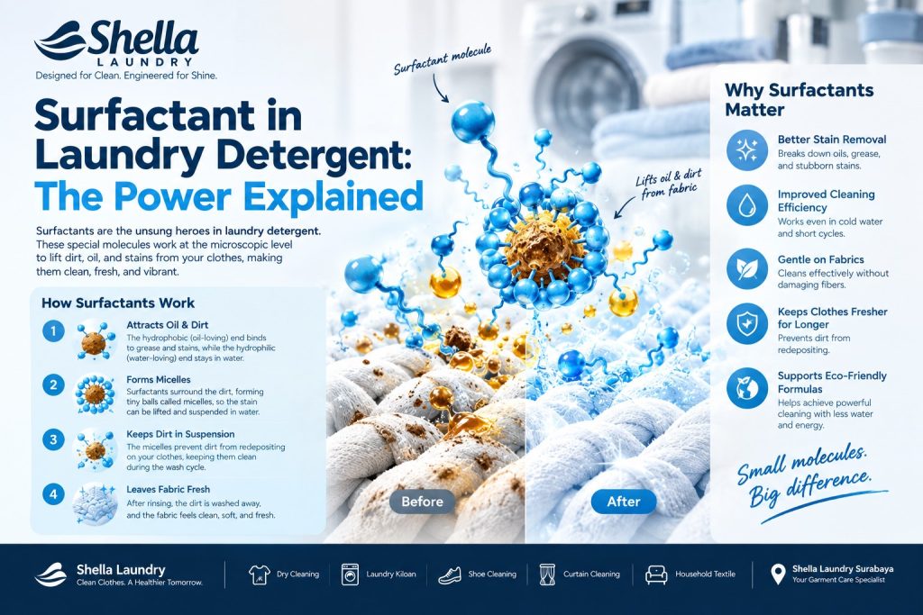 The Power of Surfactant in Laundry Detergent