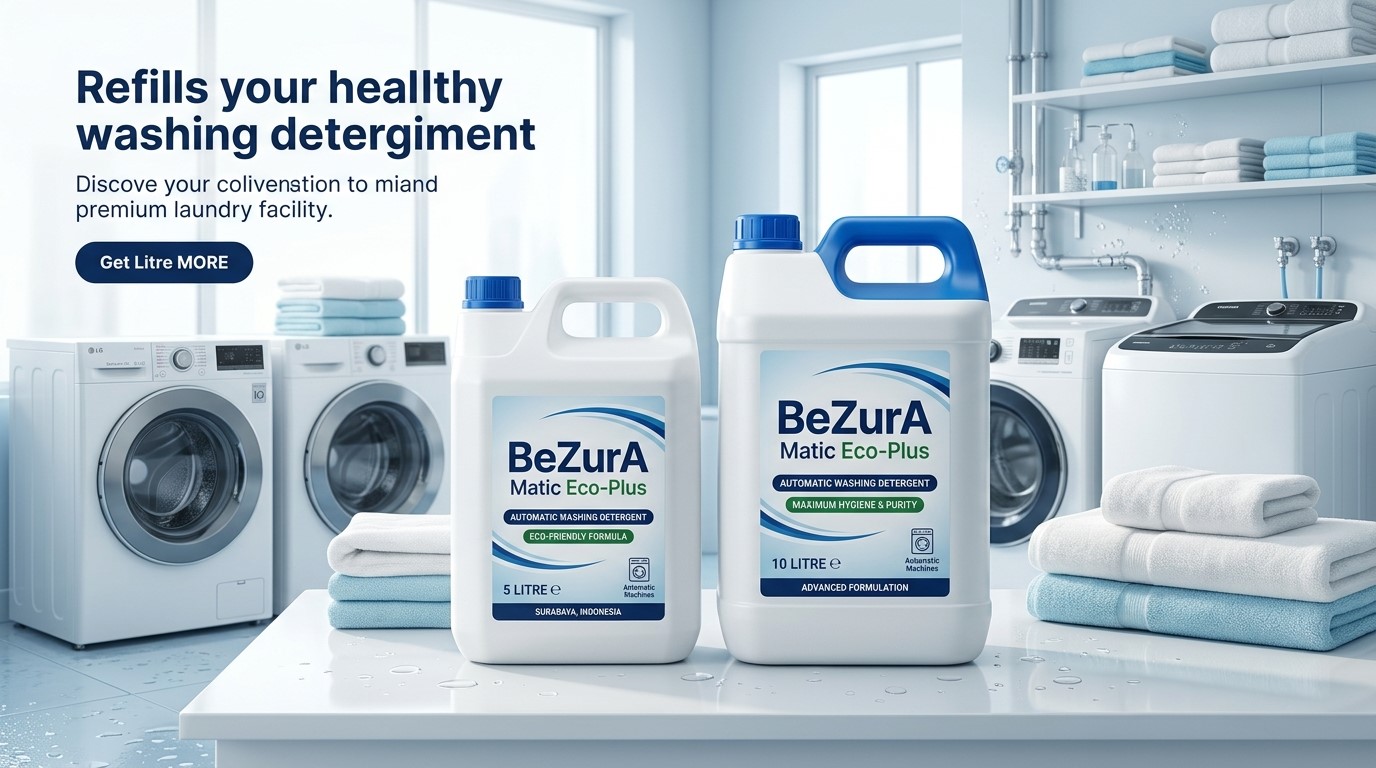 BeZurA Matic Eco-Plus 5 litre and 10 litre professional laundry-use formats