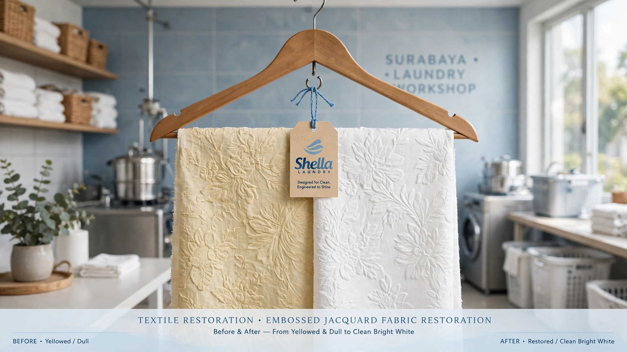 Tutorial cara menghilangkan luntur pada gaun sensitif - Shella Laundry