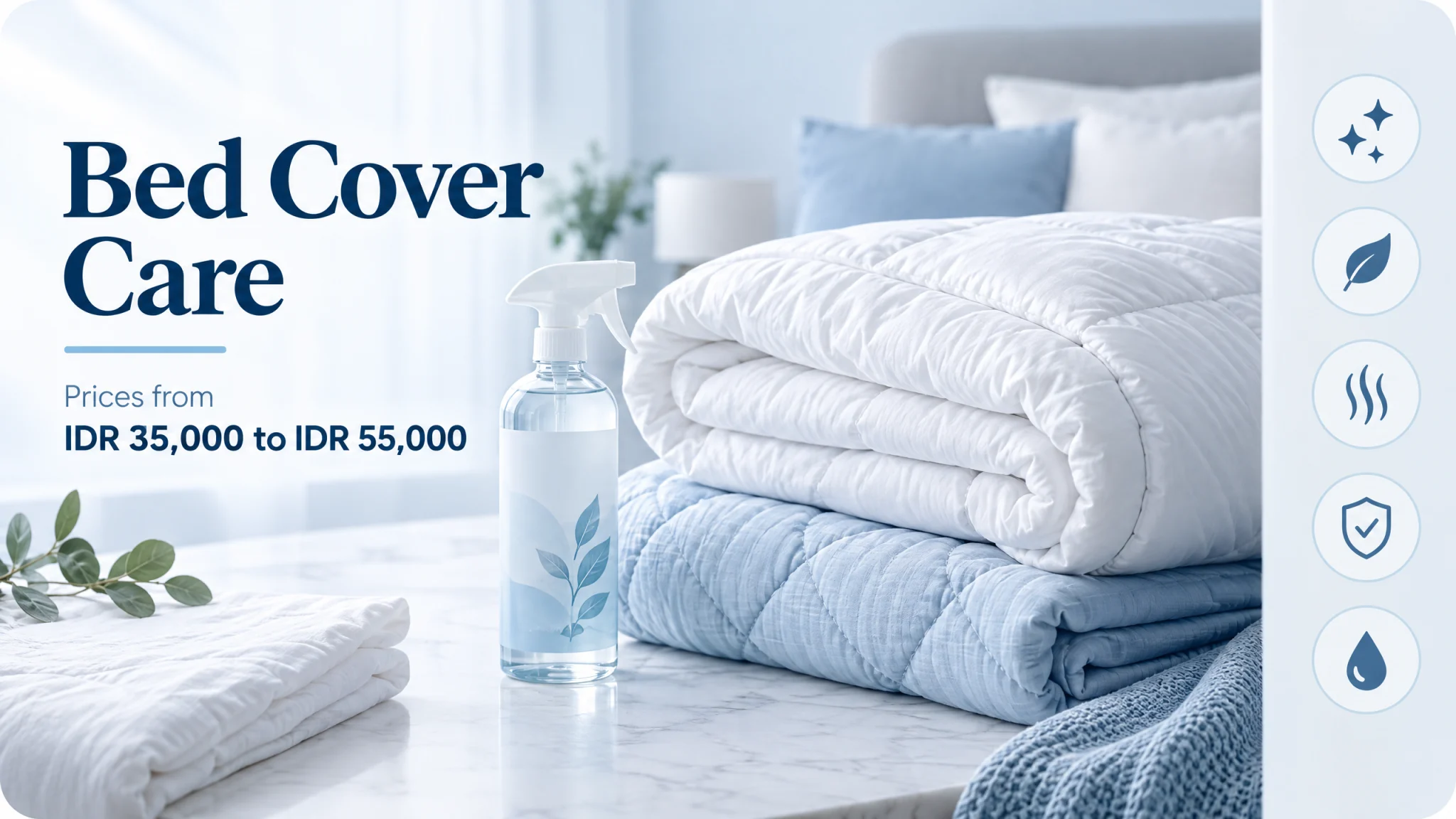 Bed Cover Care (No Machine Hand Care)
