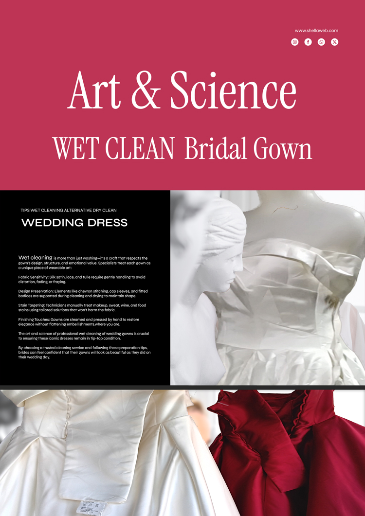 Art Wet Clean Bridal Gown