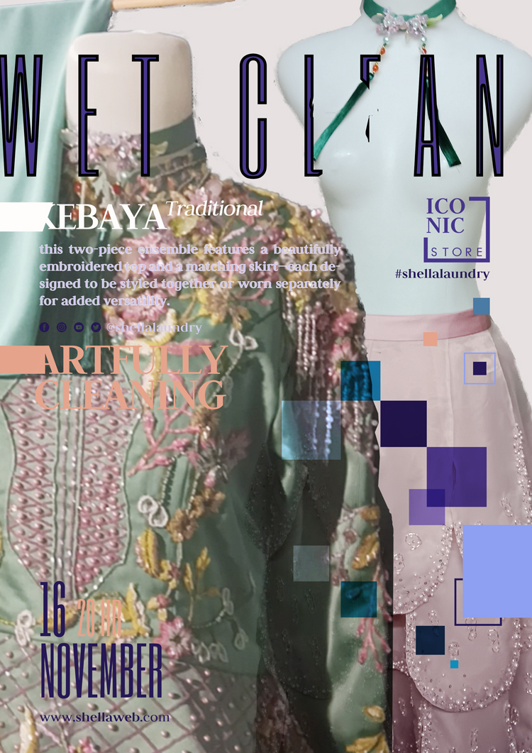 Wet Clean Traditional Kebaya